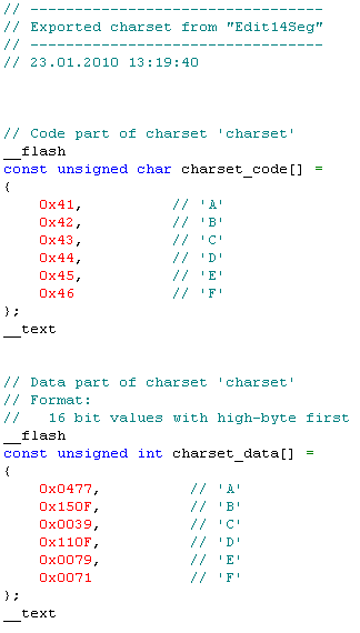 Two arrays